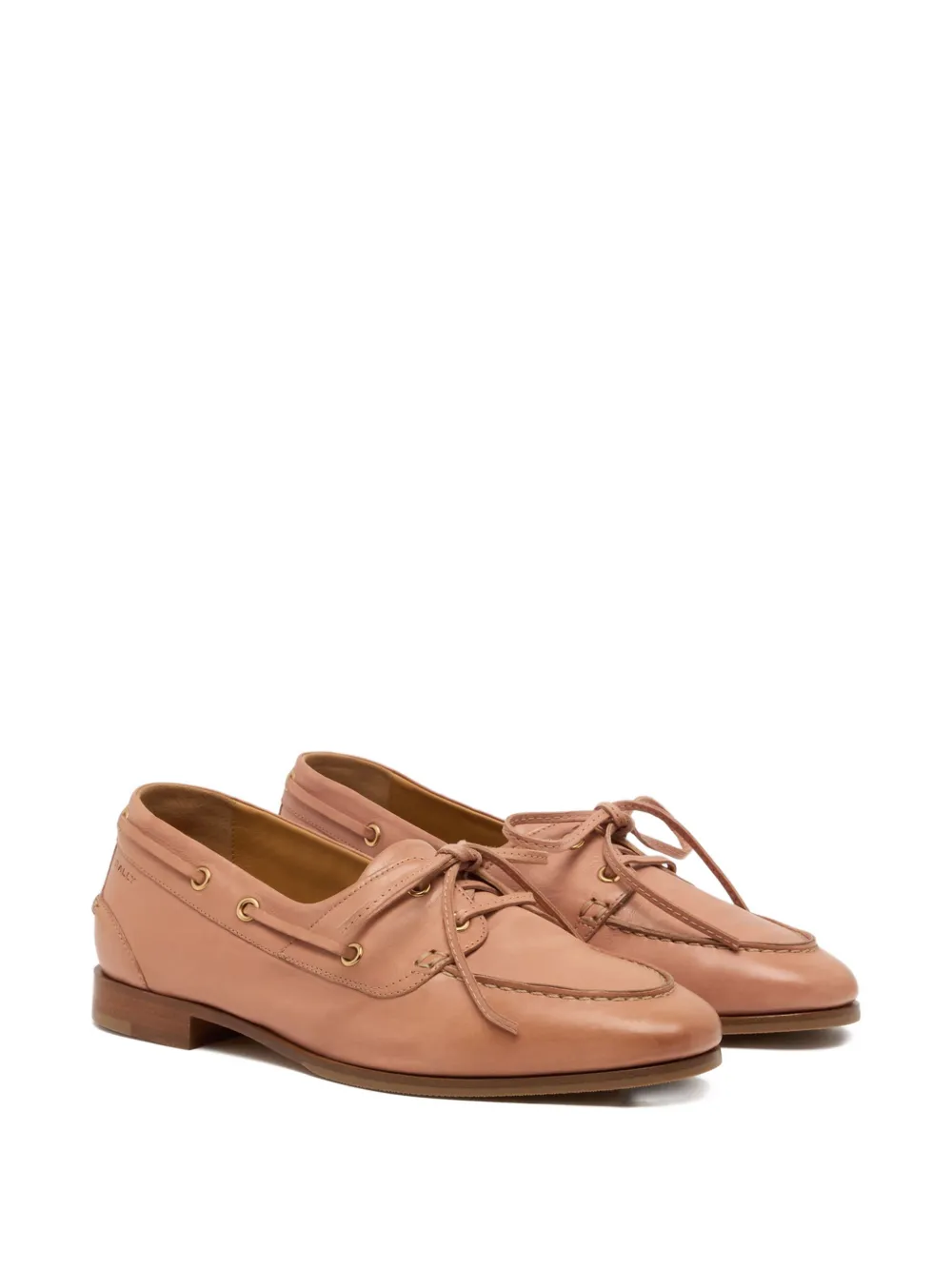Bally Plume leather loafers Roze