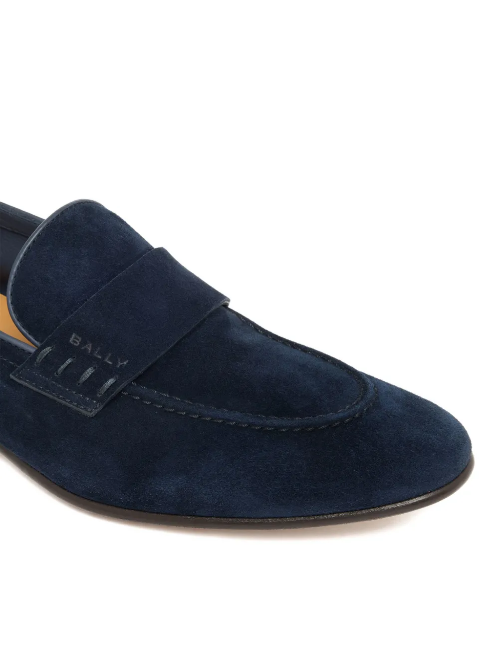 Bally Elios suède loafers Blauw