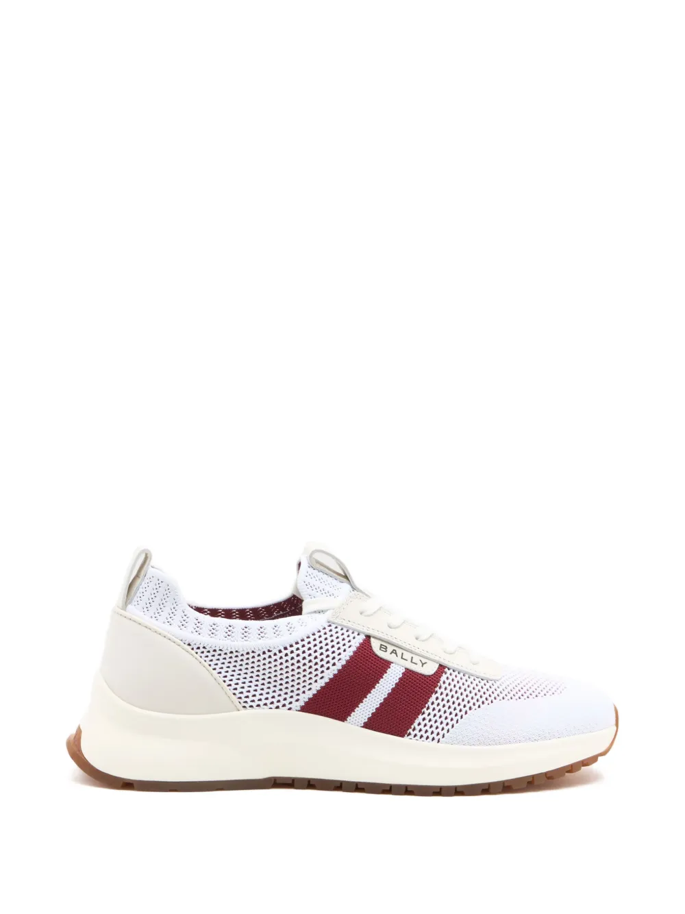 Bally outline striped sneakers Wit