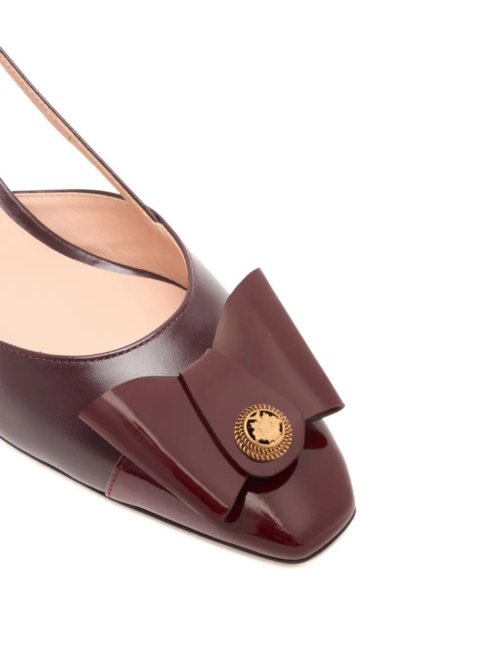 Bally B-Bow slingback pumps met hak Rood