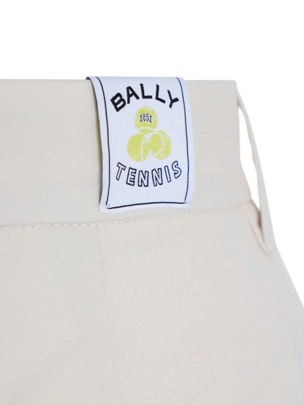 Cuffed Tennis Cotton Shorts
