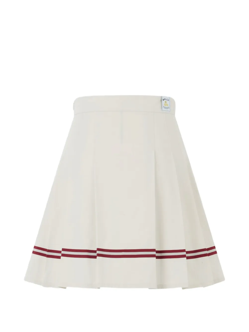Bally ribbon detail pleated mini skirt - Toni neutri