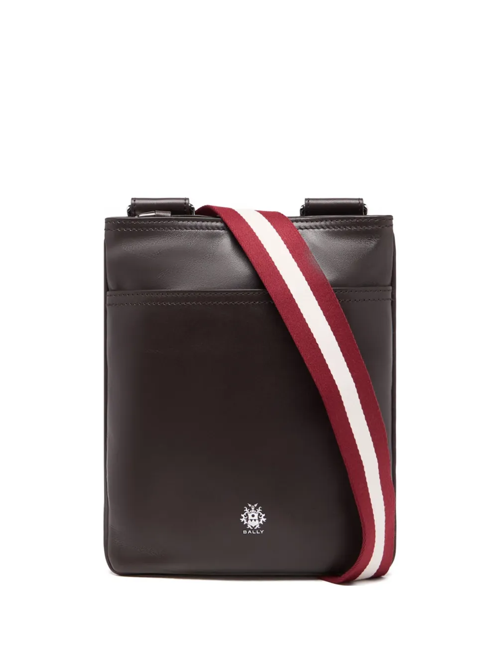 Bally Ray leather messenger bag - Marrone