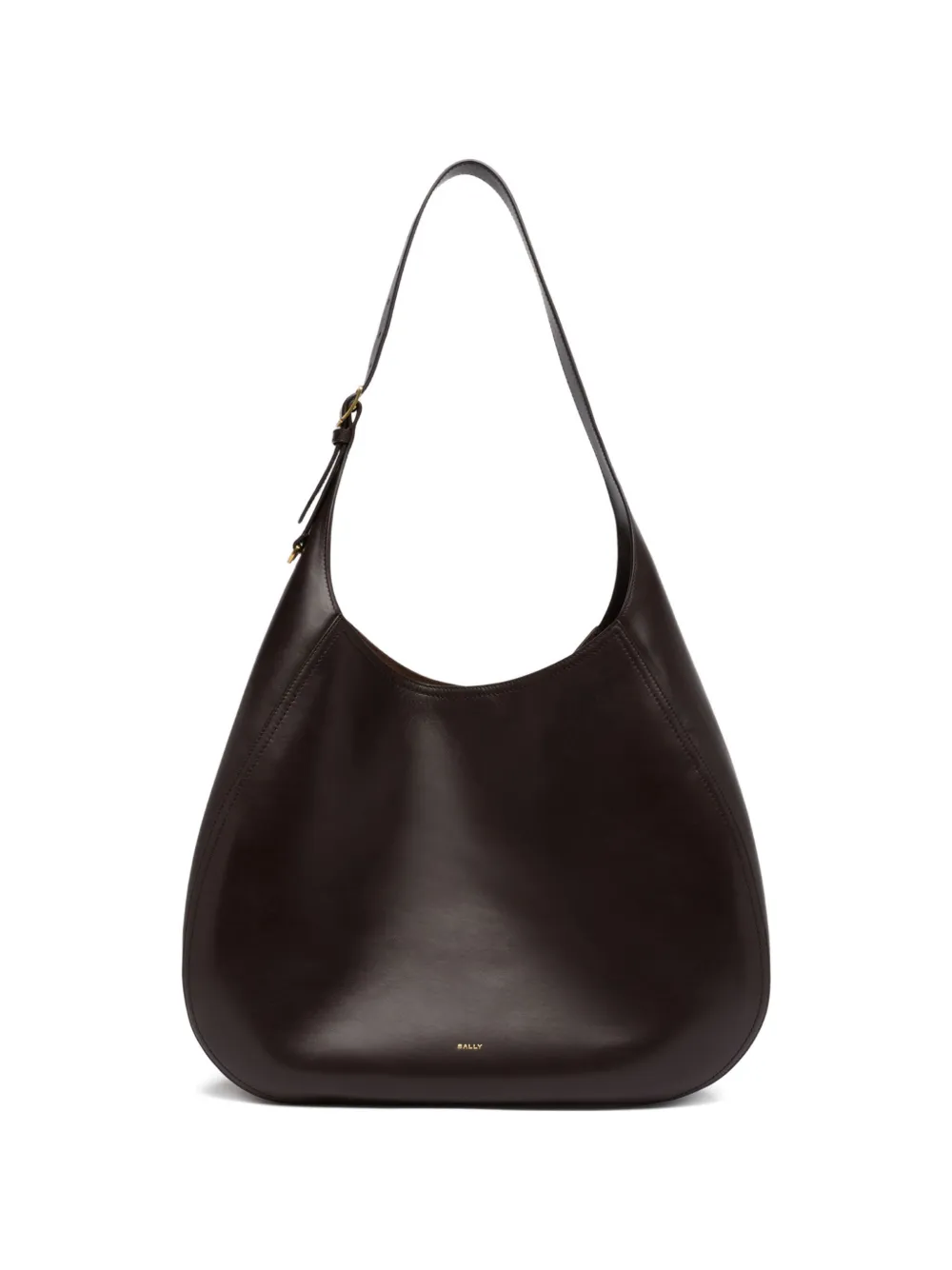 Bally large Althea leather shoulder bag - Marrone