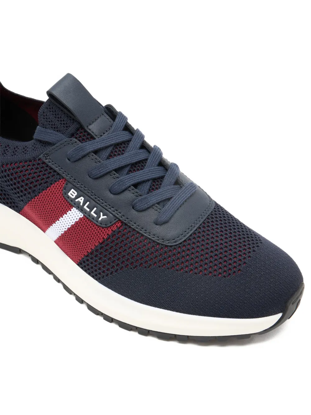 Bally Outline gestreepte sneakers Blauw