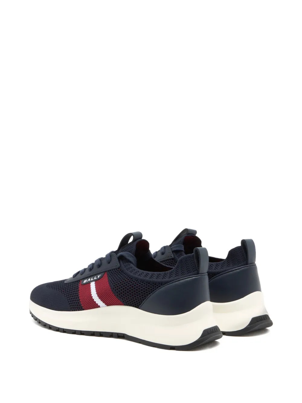 Bally Outline gestreepte sneakers Blauw