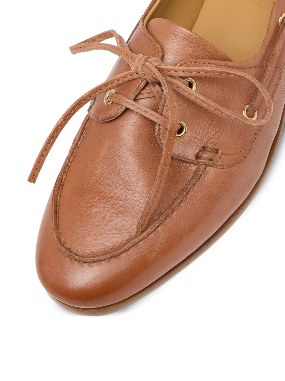 Bally Plume leren loafers met strik Bruin