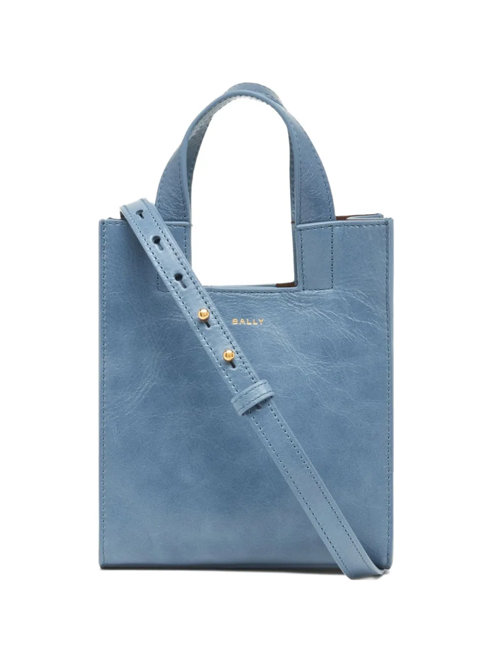Bally small Easy leather tote bag - Blu