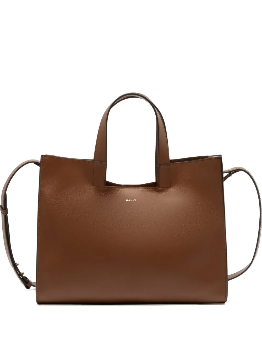 Bally Easy leather tote bag - Marrone