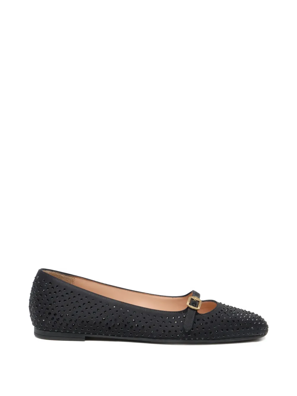 Bally buckle-detail ballet flat - Nero