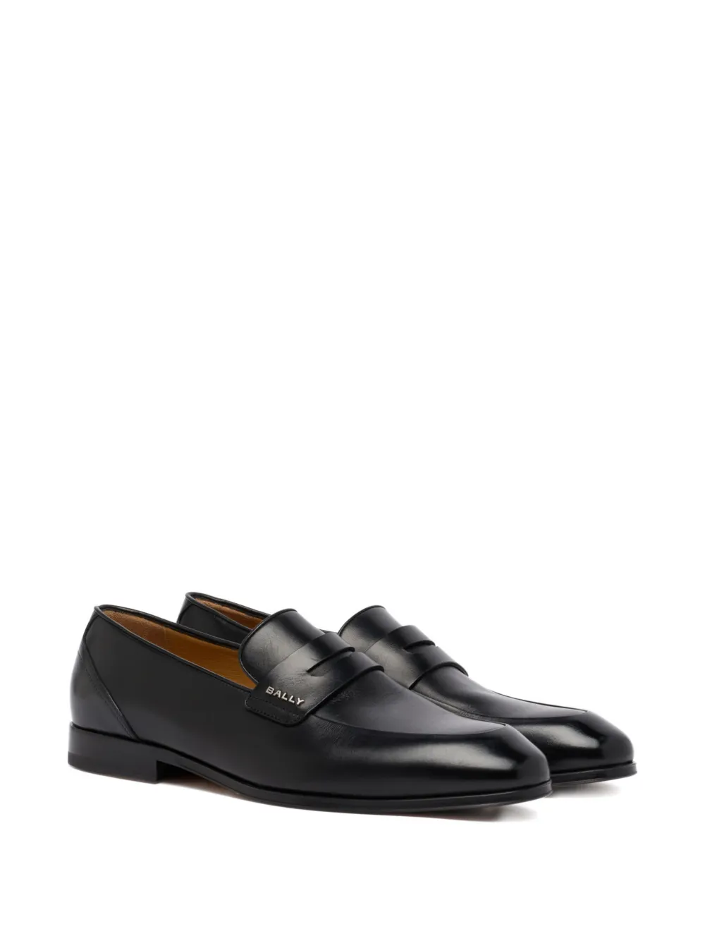 Bally Regent leather loafers Zwart
