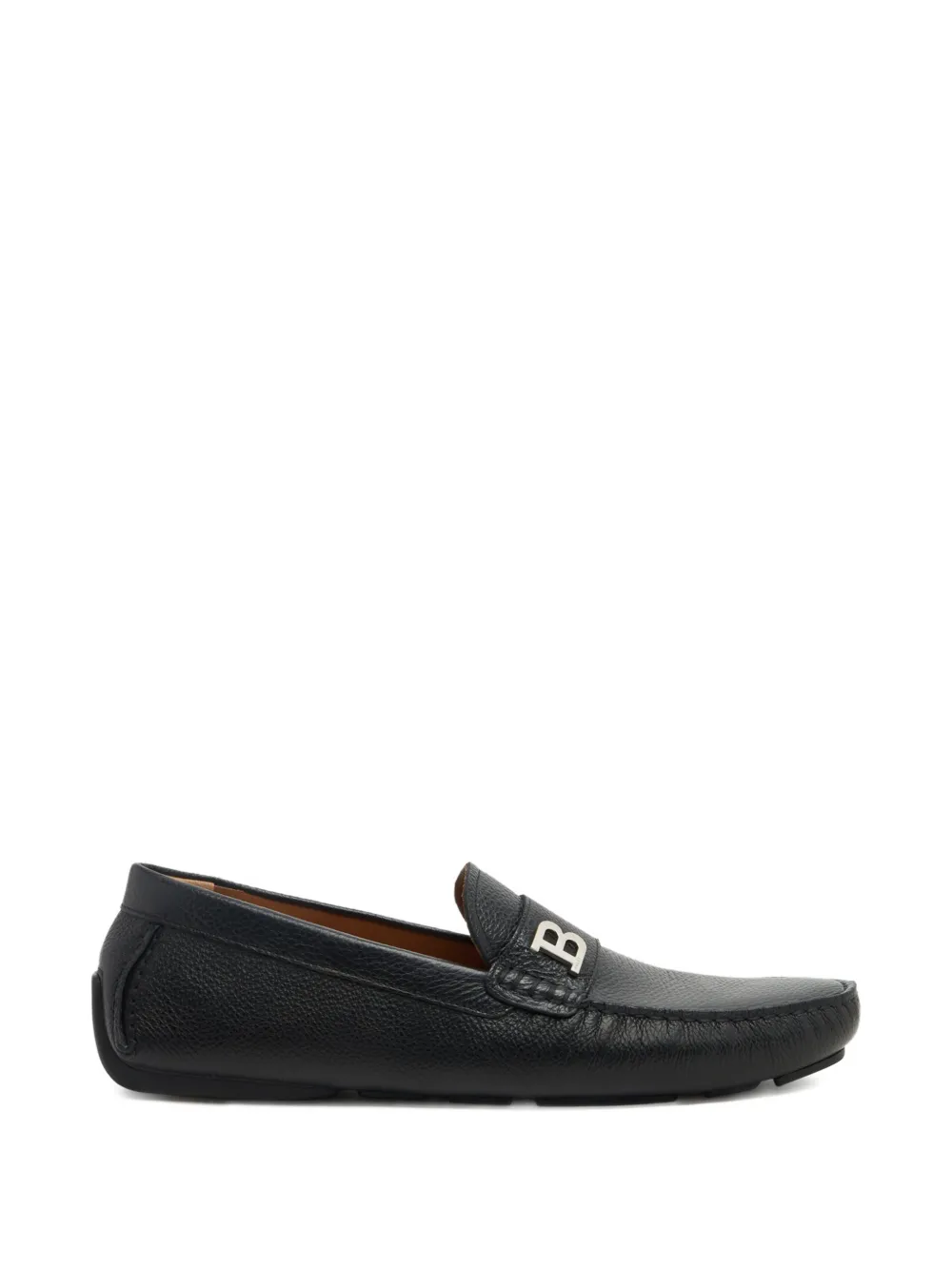 Bally Buckle Driver leather loafers Zwart