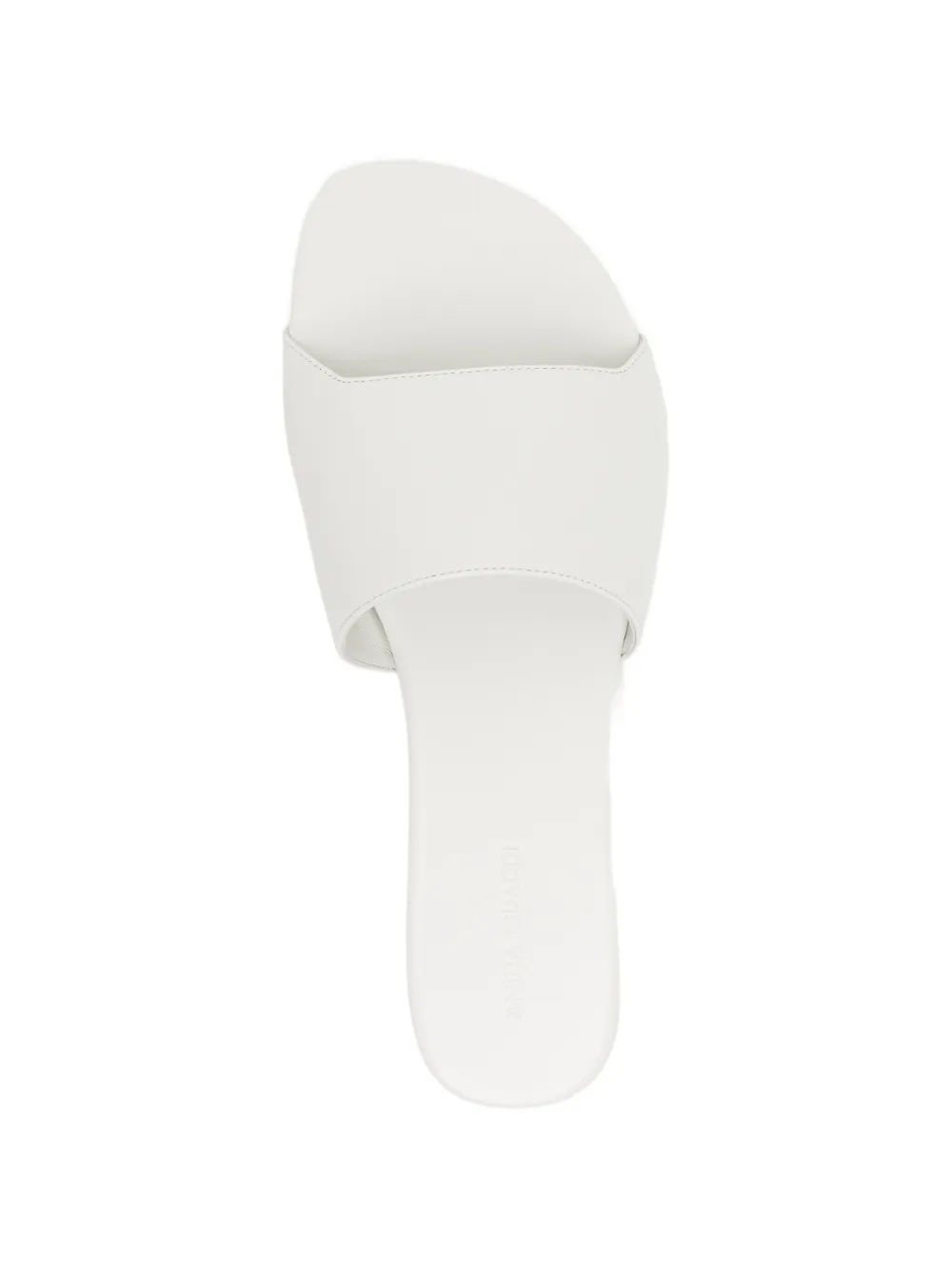 Amina Muaddi Bianca sandals Wit