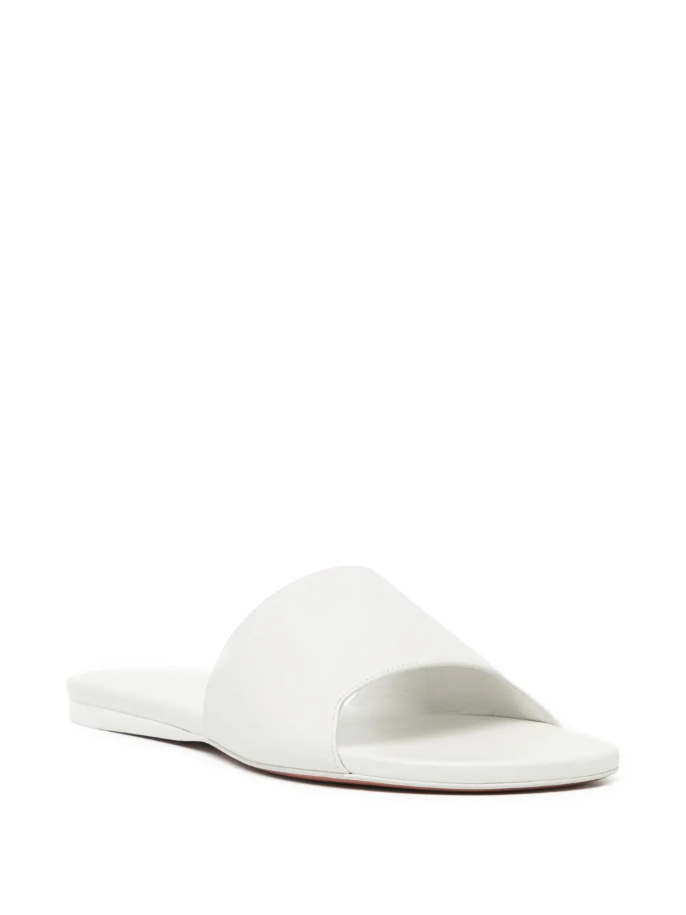 Amina Muaddi Bianca sandals Wit