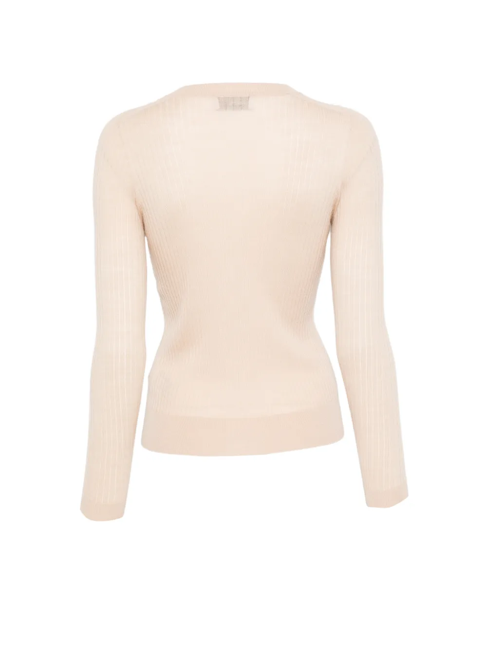 Ribbed Buttoned Cardigan