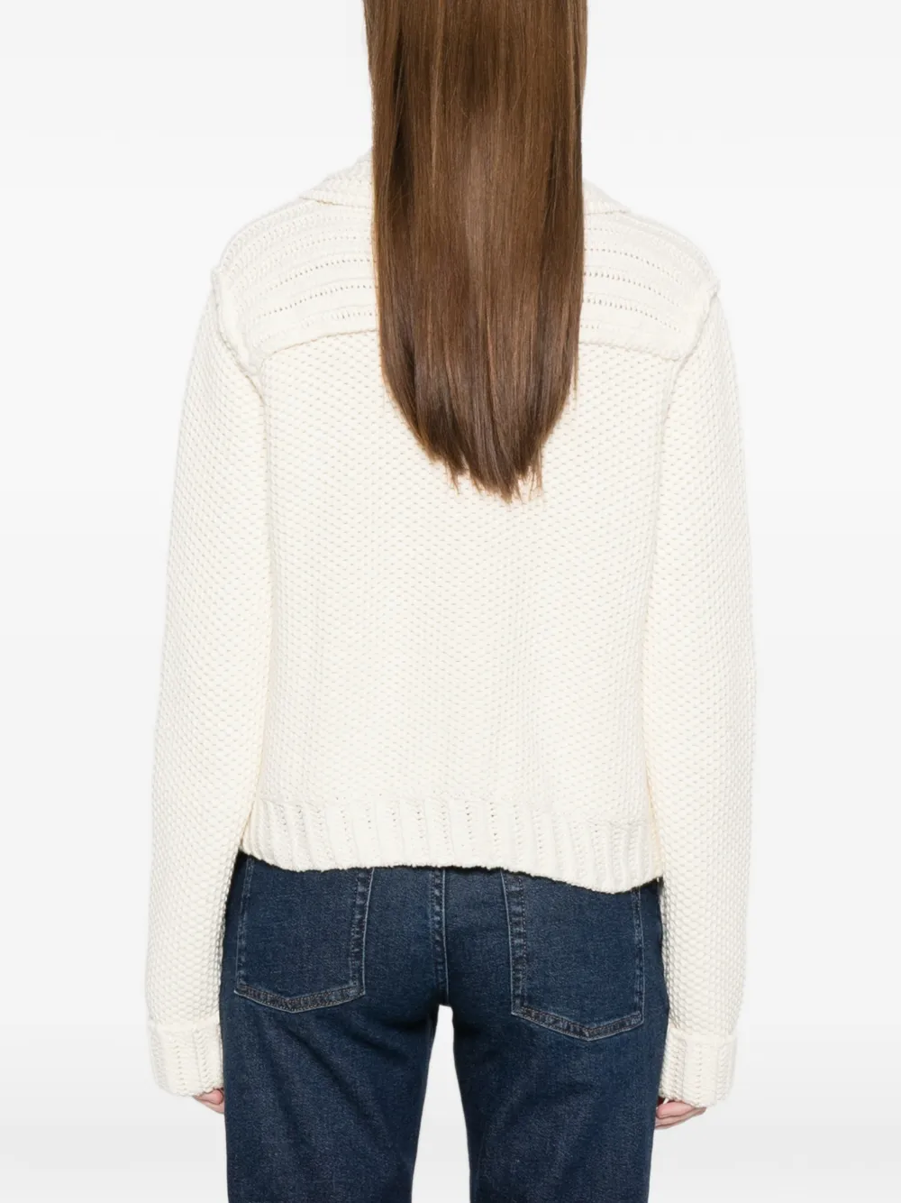Ba&Sh Federica vest met zak aan de voorkant Beige