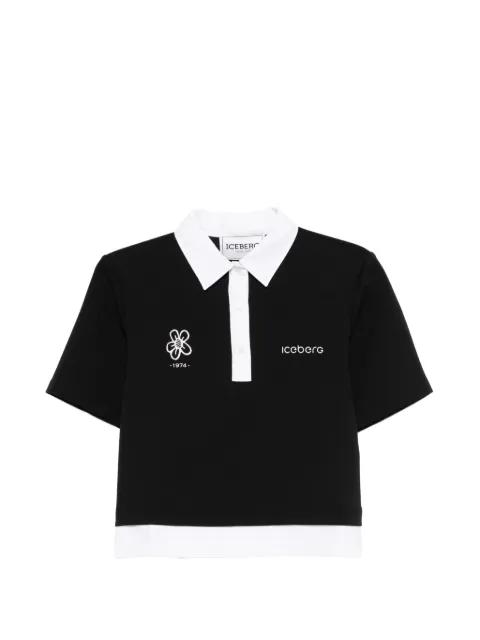 Iceberg flower polo top 
