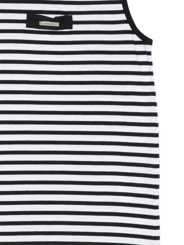 Iceberg Striped Top | White | FARFETCH