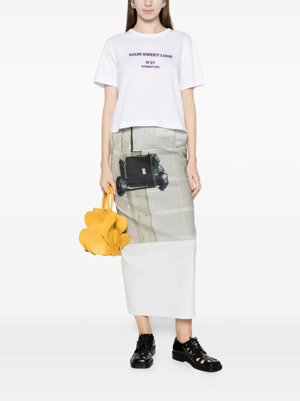  Nº21 Short-sleeve T-shirt - White 