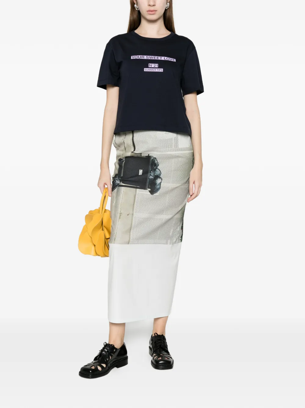  Nº21 Short-sleeve T-shirt - Blue 