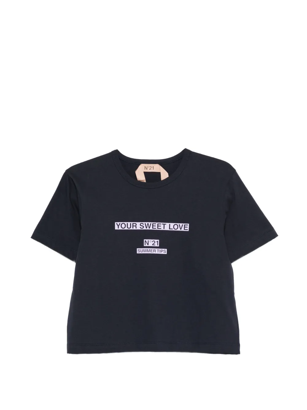 Nº21 short-sleeve T-shirt - Blu