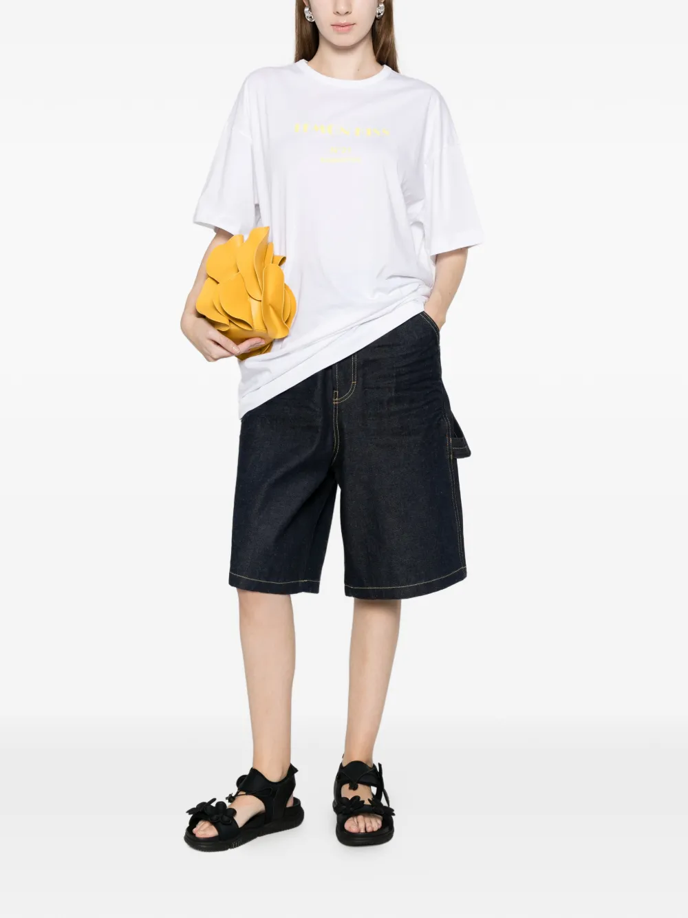  Nº21 Short-sleeve Graphic T-shirt - White 