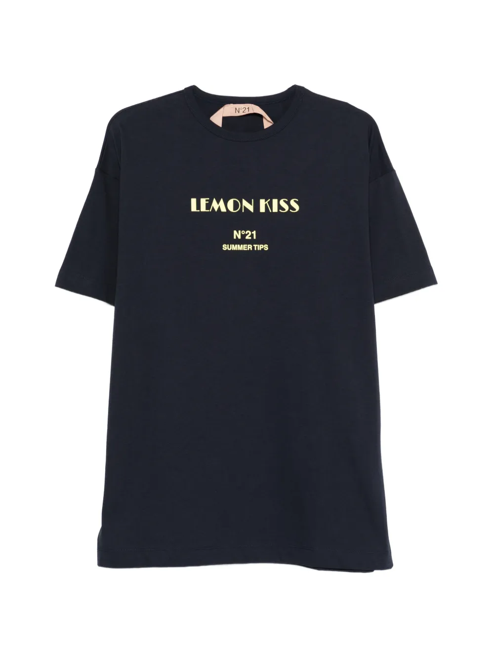 Nº21 short-sleeve printed T-shirt - Blu