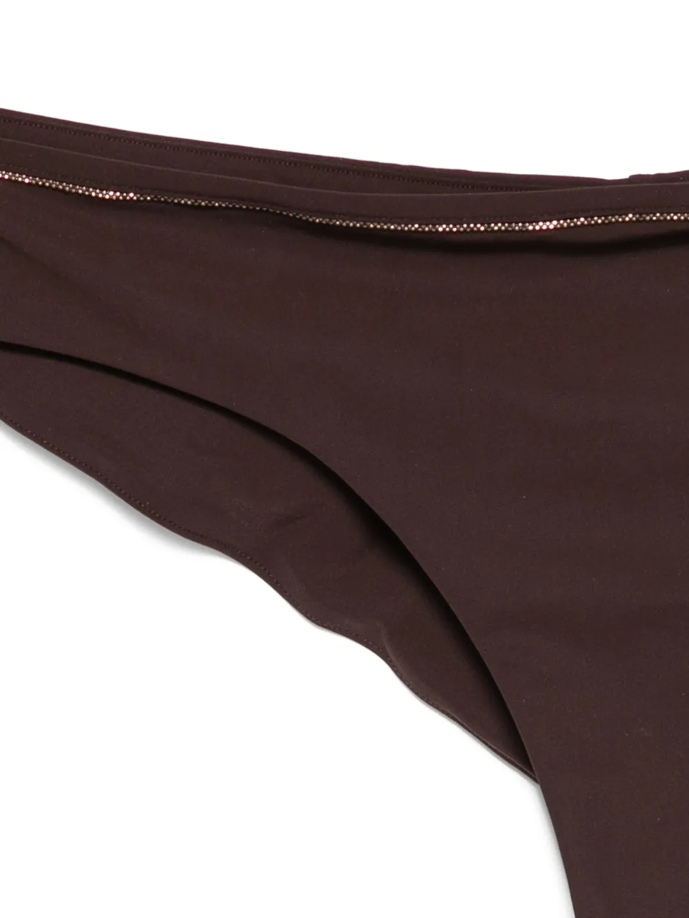  Brunello Cucinelli Brown Bikini Bottom 