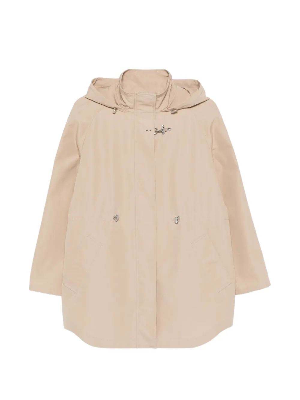Fay hooded parka coat - Toni neutri
