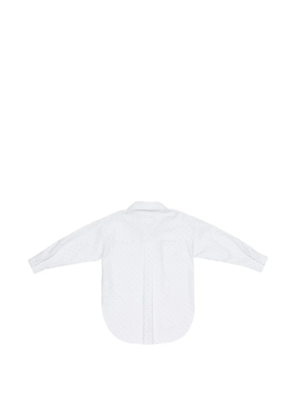  Miss Grant Kids Polka-dot Button Shirt - White 