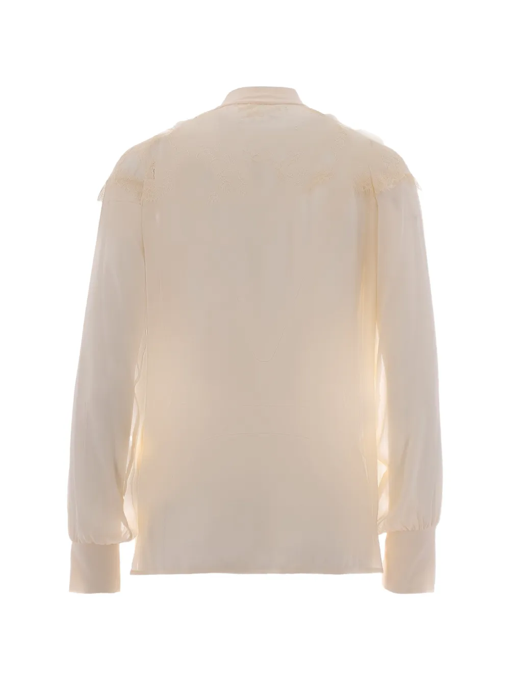  Patrizia Pepe Tie-neck Blouse - Neutrals 