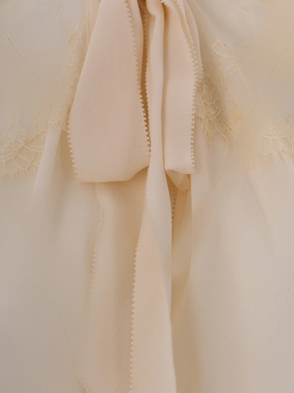  Patrizia Pepe Tie-neck Blouse - Neutrals 