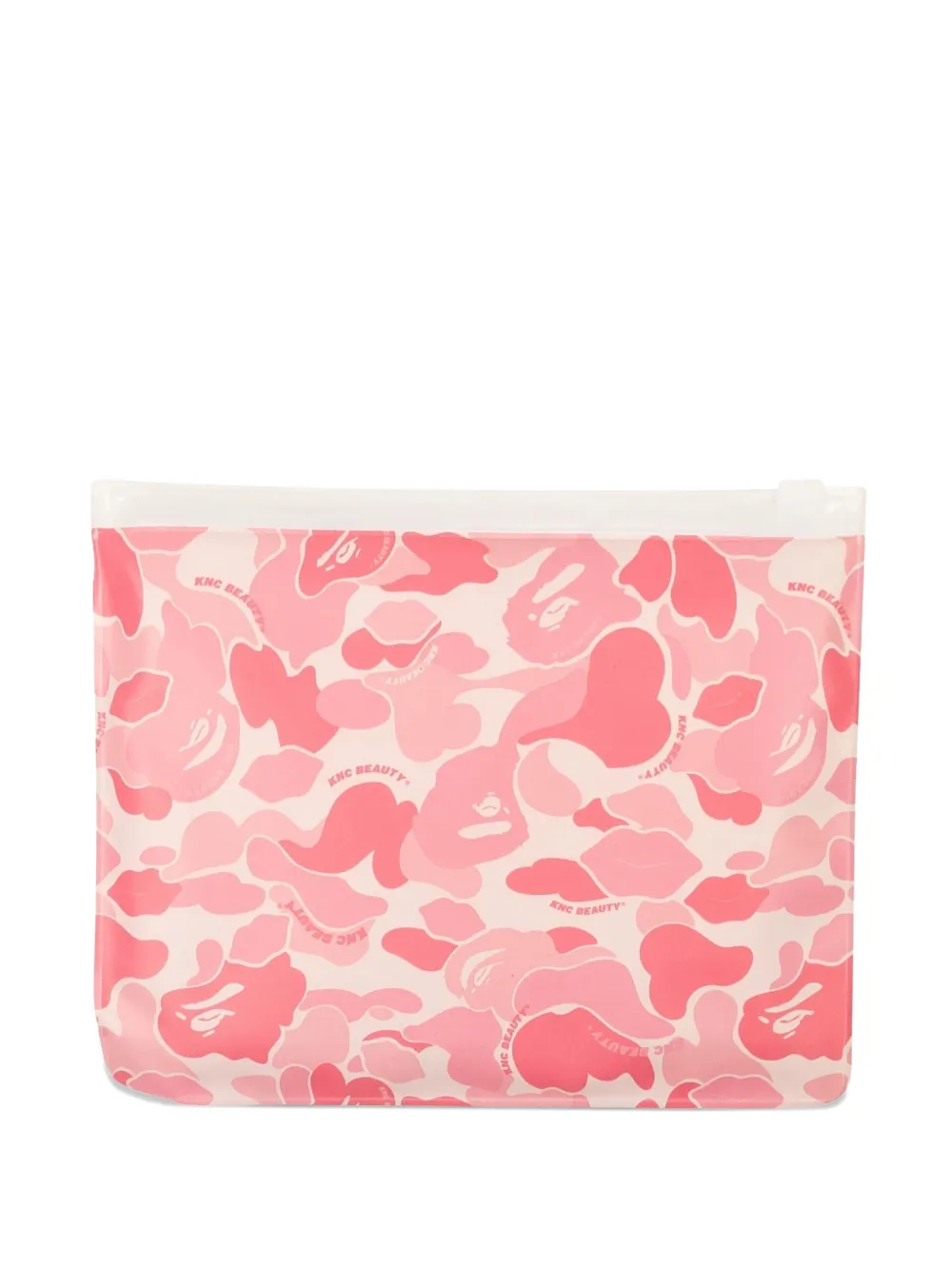 A BATHING APE x Pink KNC Beauty mondkapje met camouflageprint Roze