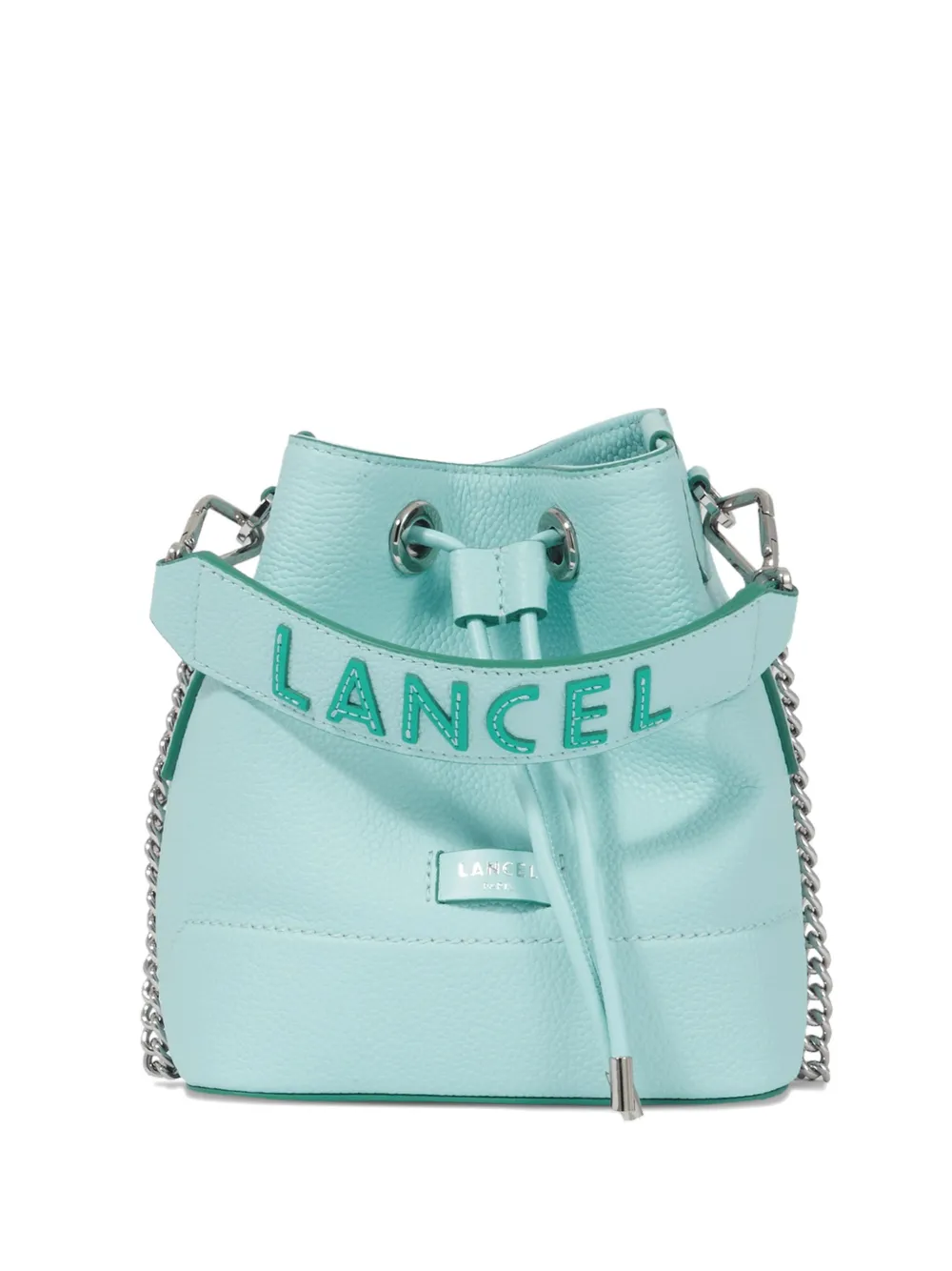 Lancel leather bucket bag - Blu