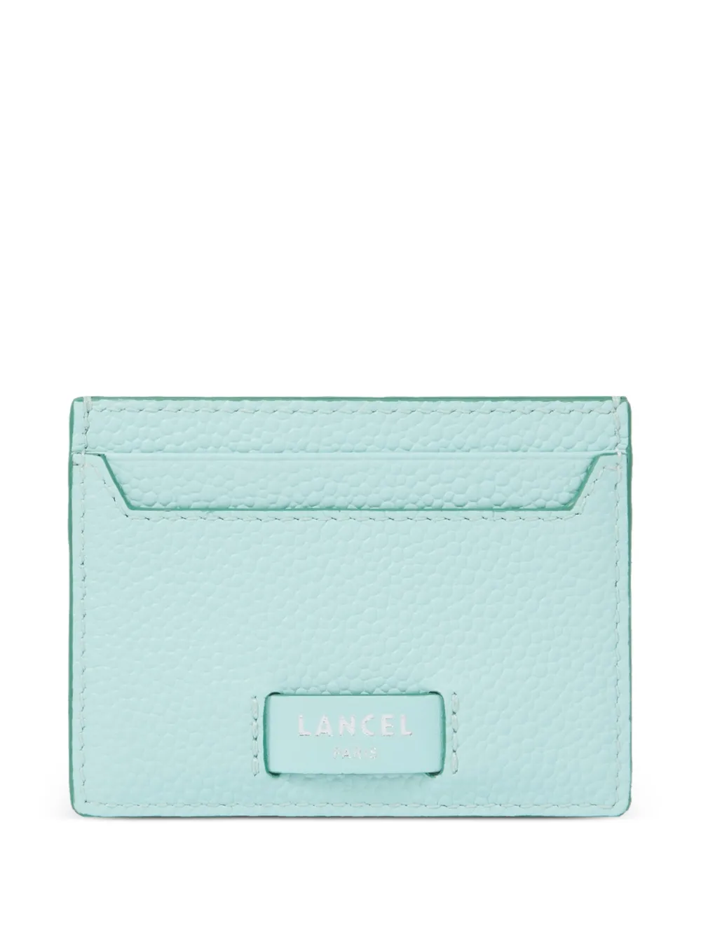 Lancel leather card holder - Blu