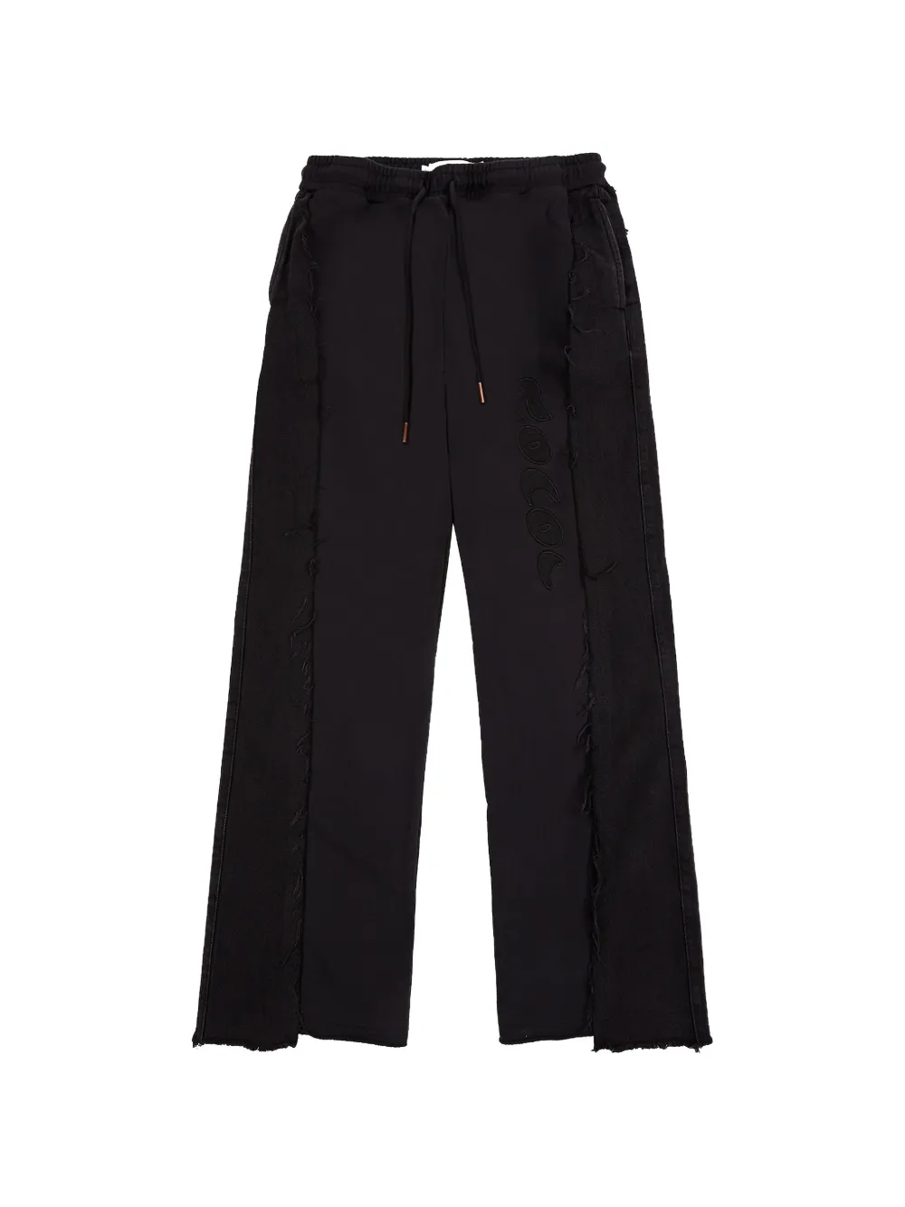 Honor The Gift frayed track pants - Nero