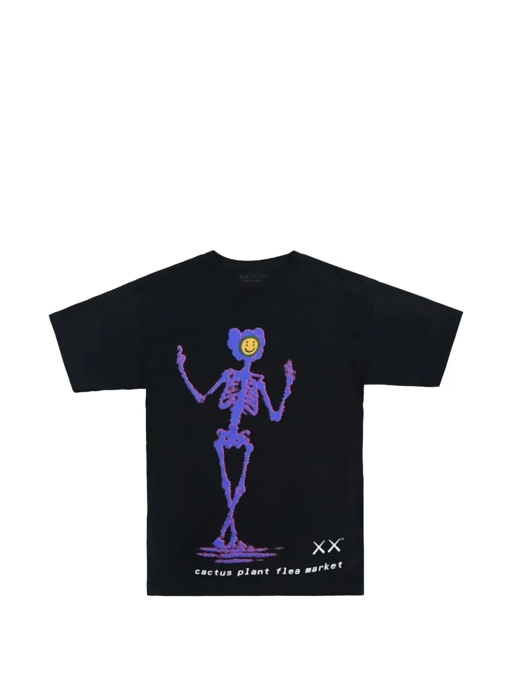 KAWS X Cactus Plant Flea Market graphic-print T-shirt - Nero