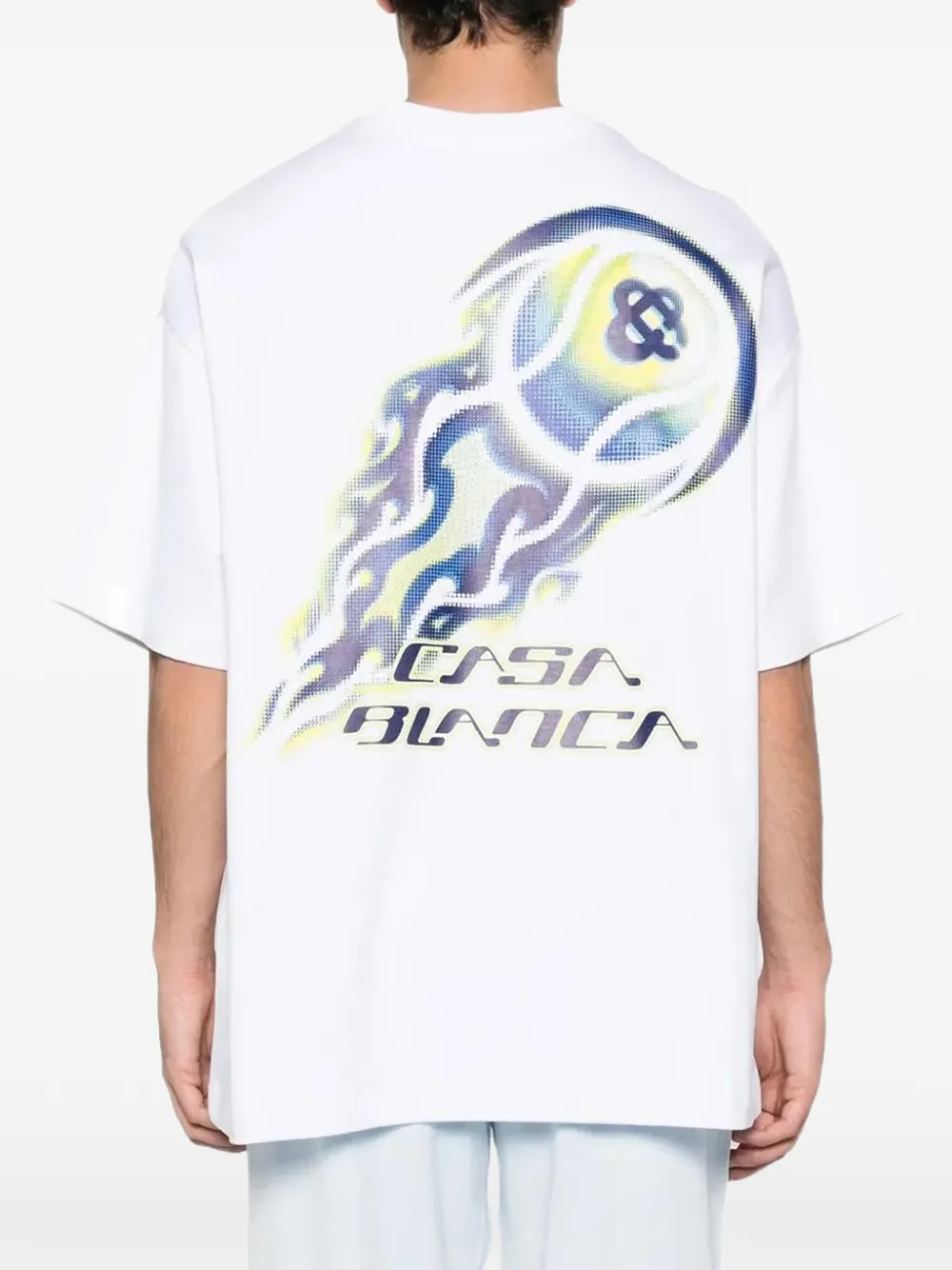 Casablanca T-shirt met korte mouwen Wit