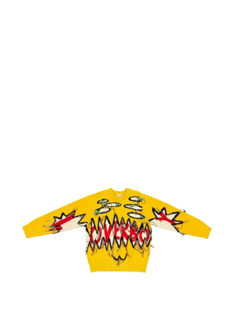 Charles Jeffrey Loverboy Guddle logo-detail sweater