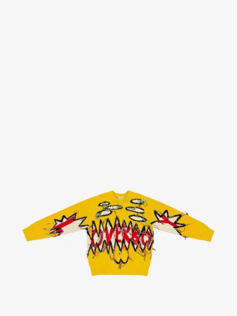 Charles Jeffrey Loverboy Guddle logo-detail sweater