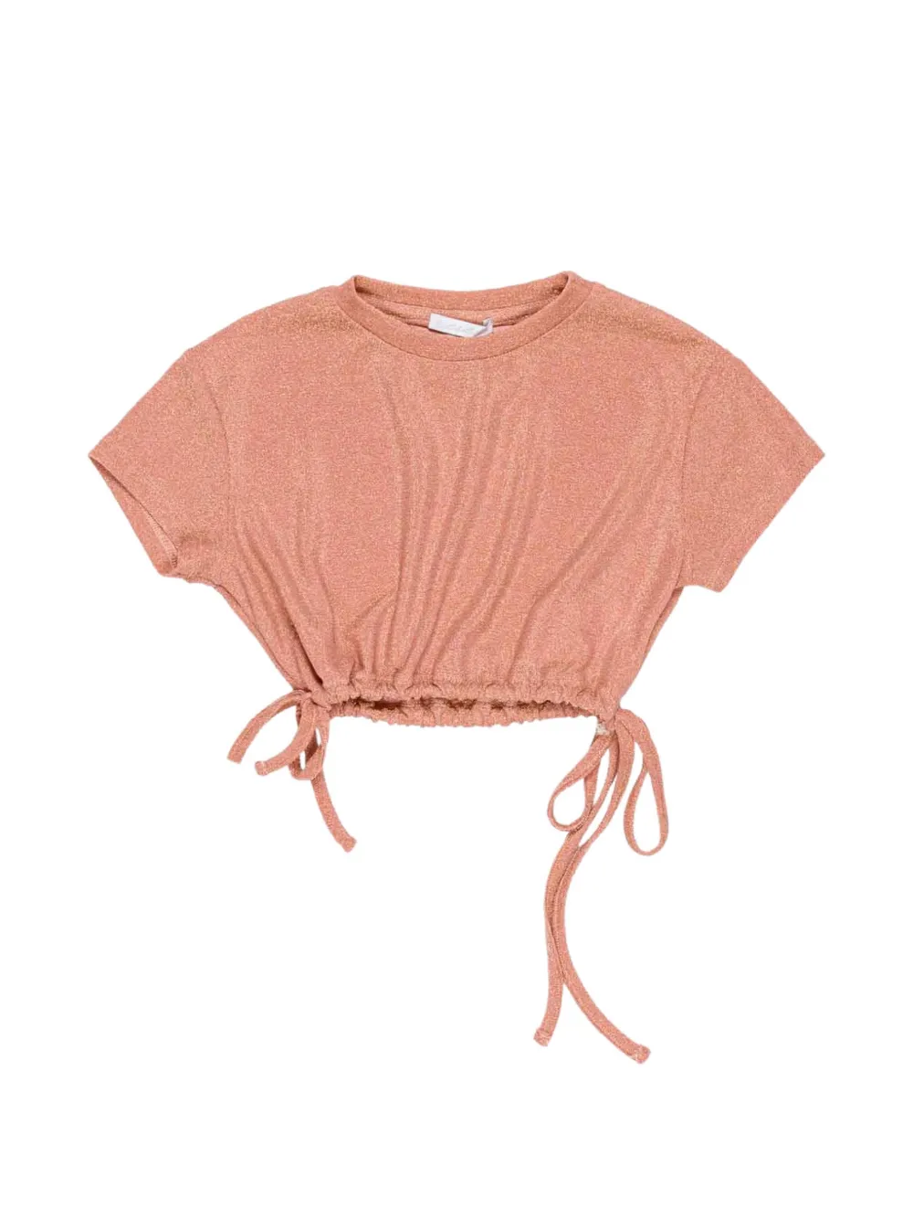 Miss Grant Kids drawstring T-shirt - Arancione