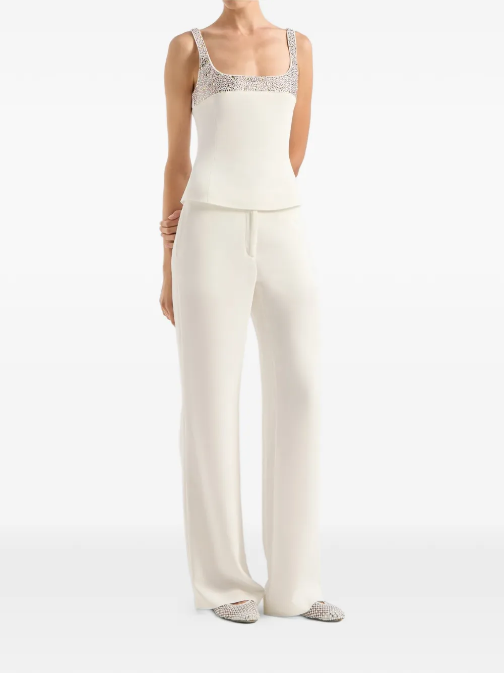  Genny Embellished Top - Neutrals 