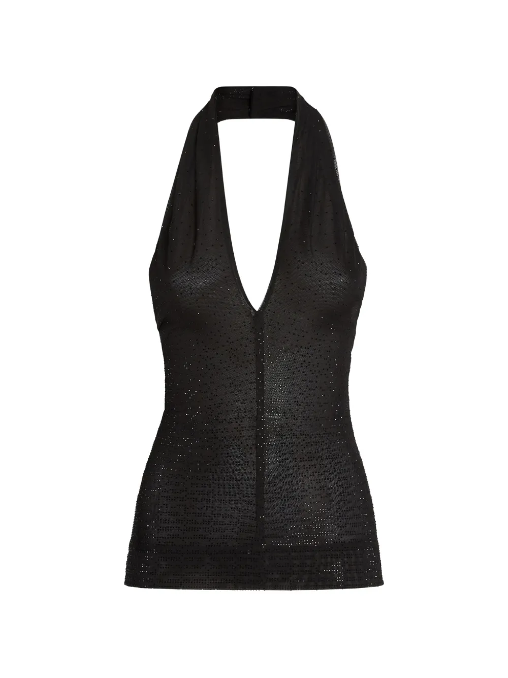 Genny Canotta con scollo a V - Nero