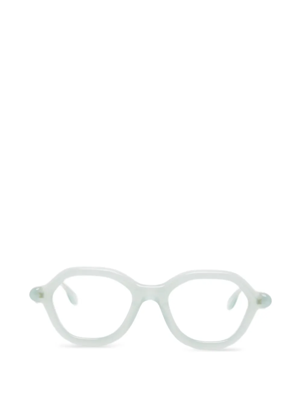 Paloceras geometric-frame glasses - Blu