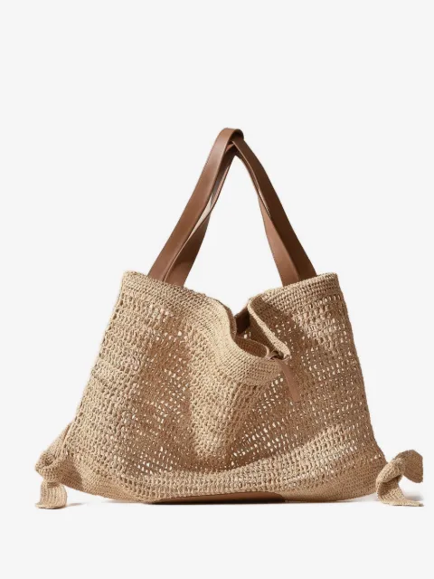 Hereu Cador crocheted knot shoulder bag