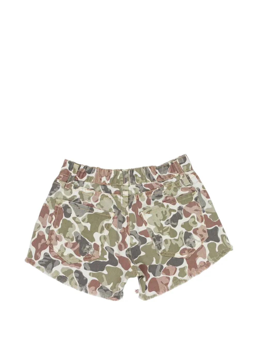 Camouflage Studded Shorts