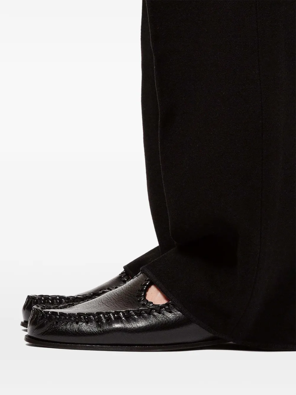 Hereu Alcover Supple Shiny loafers Zwart