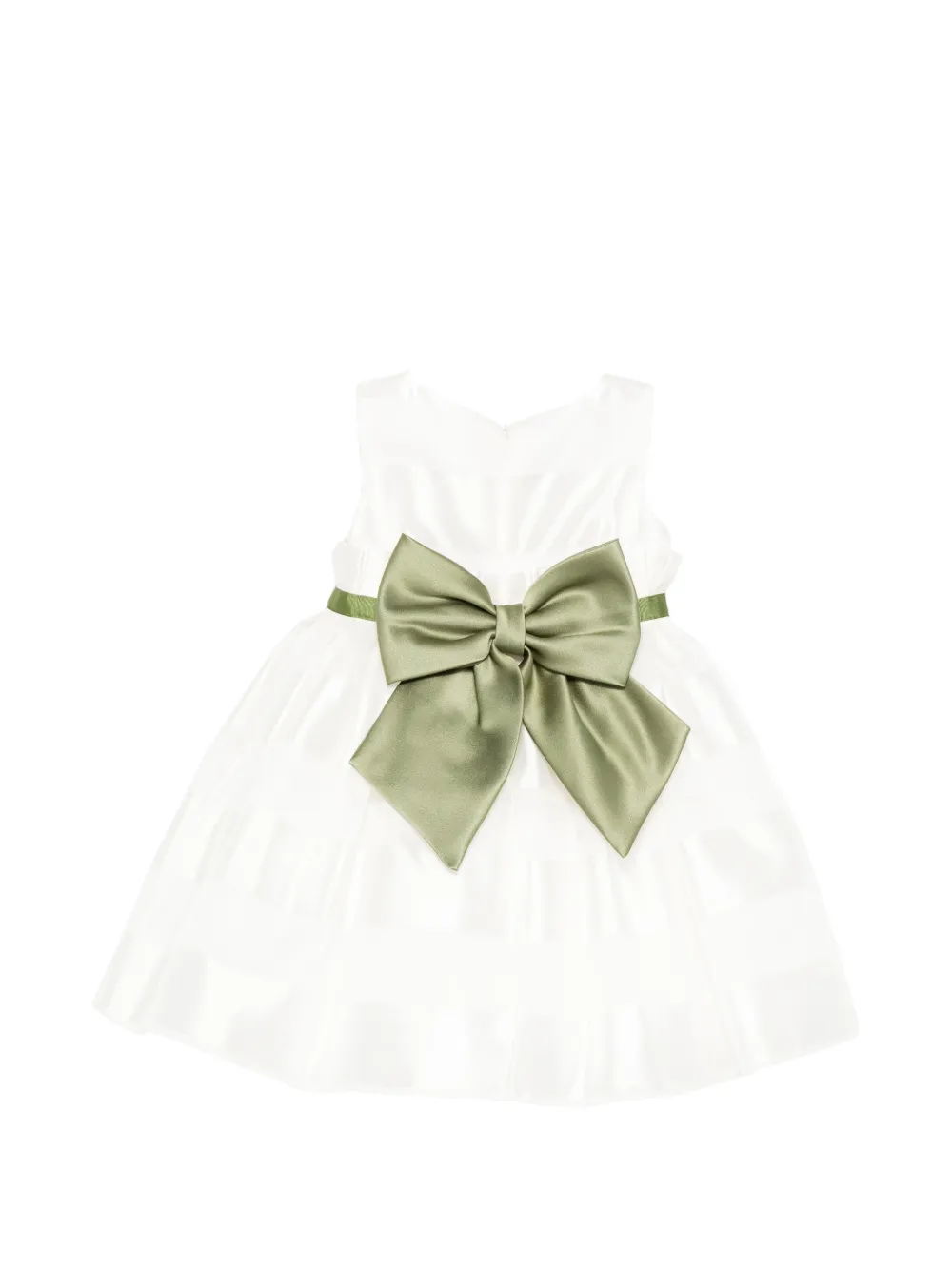 Colorichiari Jurk met strikdetail Beige