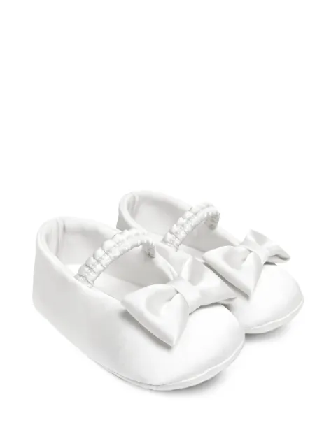 Colorichiari bow-detail crib shoes