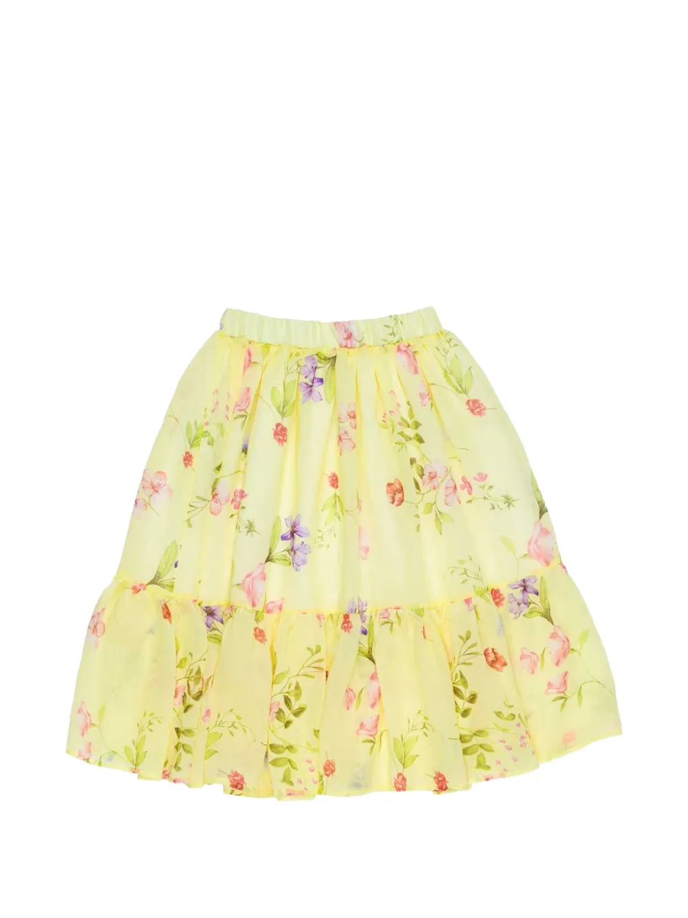  Miss Grant Kids Floral Skirt - Yellow 